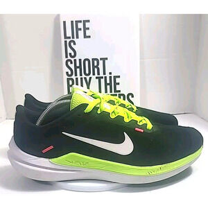 Nike Sneakers Men's Air Winflo 10 Black Volt Hyper Pink FN6825-010 Size 12